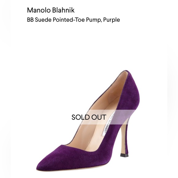 Manolo Blahnik BB Suede Pointed-Toe (EU 39) - Picture 11 of 11